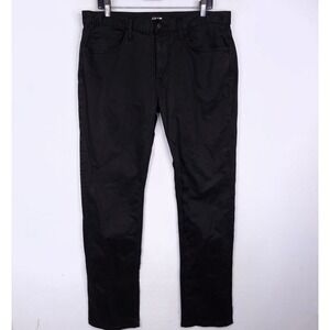 Joes Jeans  Size 36 Straight 33" Inseam Black Denim Stretch Preppy